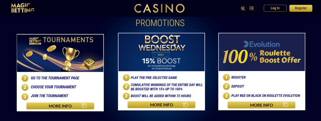 Magic Betting casino bonus