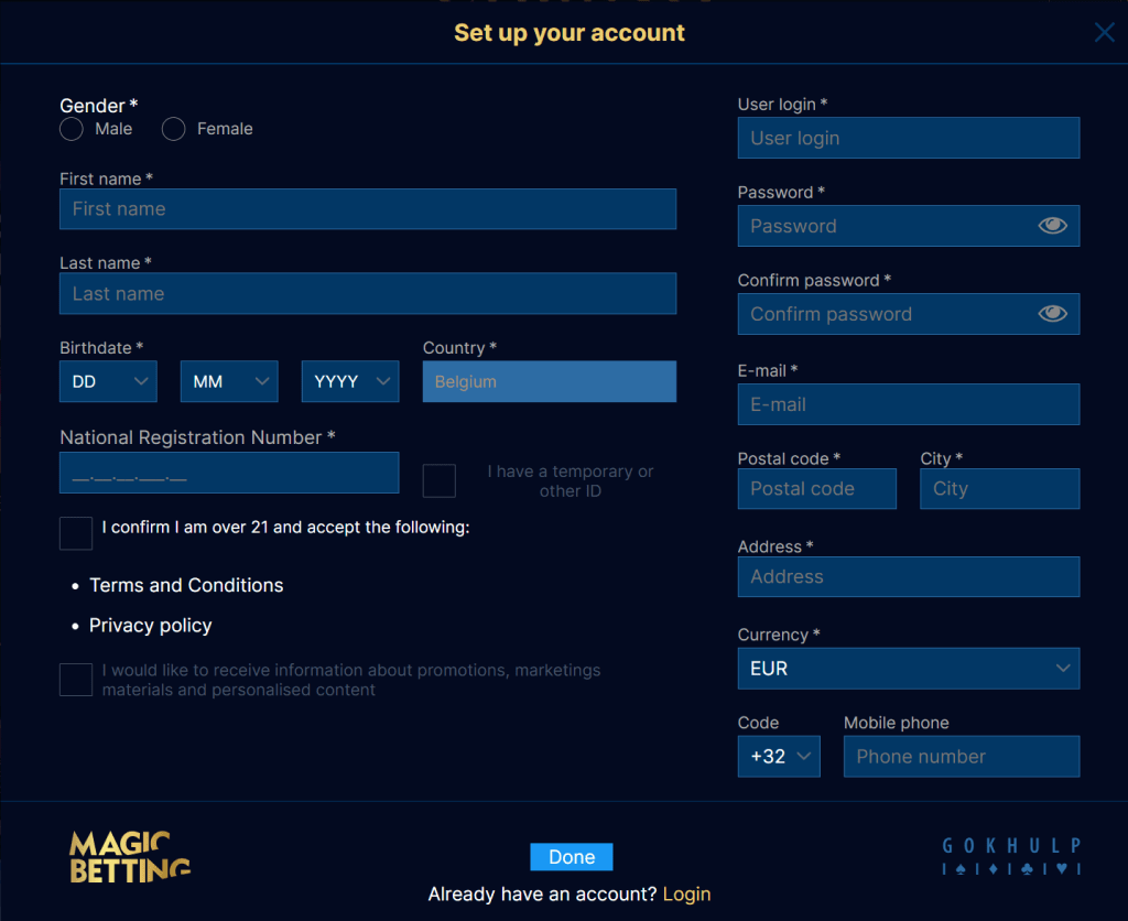Casino Magic Betting