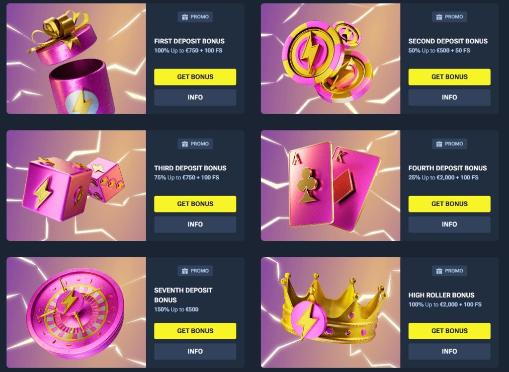 Volt Casino bonus offer