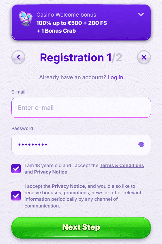 robocat casino login