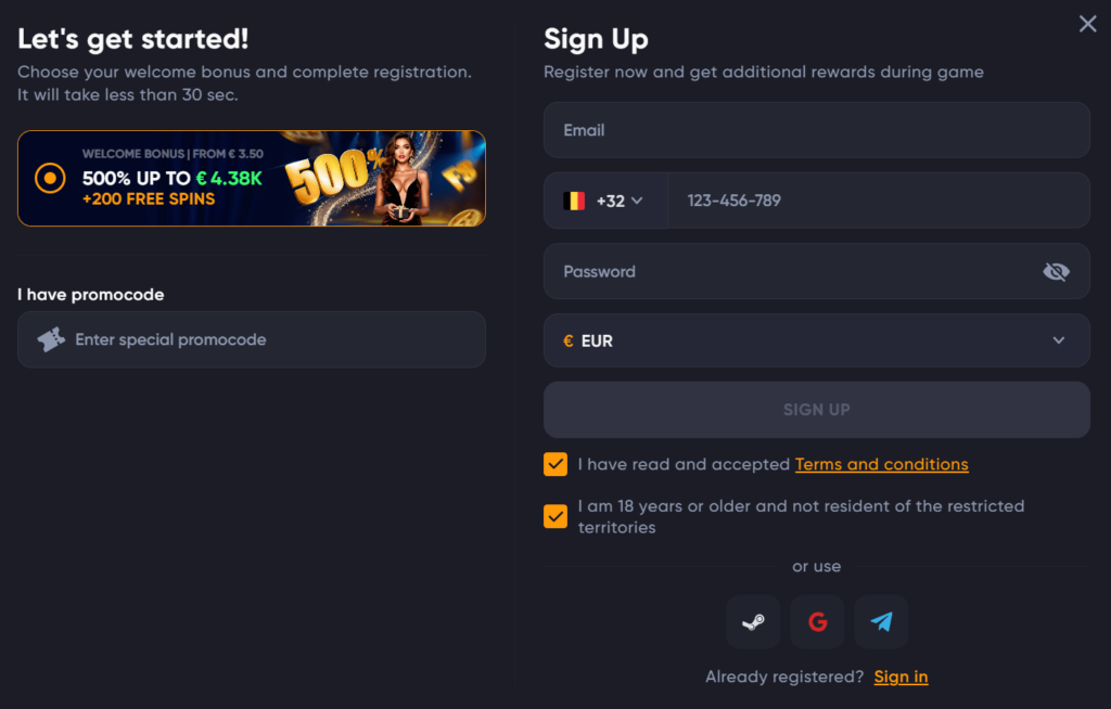 spinarium casino login