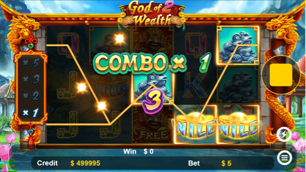 God of Wealth 2 Screanshot of 1x Combo