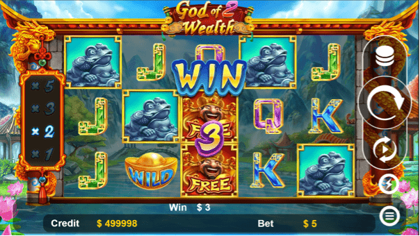 God of Wealth 2 Screanshot of Winnings